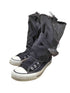 コンバース CONVERSE ×JUN OKAMOTO ALL STAR オールスター コラボ 星 ラメ レース ダメージ フリンジ リメイク ニーハイ ドッキング スニーカー ブーツ レディース CONVERSE:4 1/2